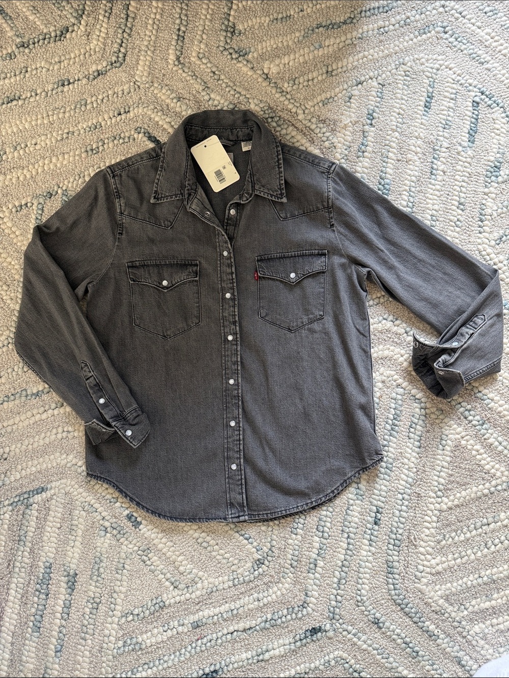 Levi’s Gray Western Denim Shirt